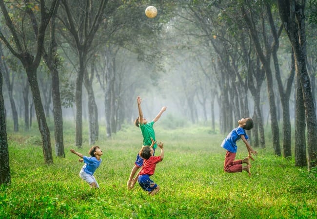 Football outside Jakarta